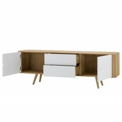 Studio Copenhagen Sideboard Loca I - Weiß / Wildeiche - Breite: 180 cm -Möbel Verkäufe 2024 1000005255 50 GALLERYIMAGES P000000001000005255