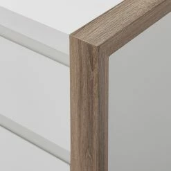 Mørteens Schreibtisch Avusy - Weiß/Eiche Sonoma Dekor -Möbel Verkäufe 2024 1000017350 200706 14351100010 DETAILS P000000001000017350