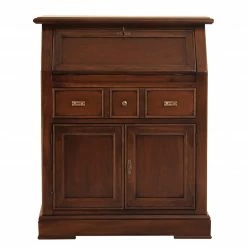 Montreux Sekretär Dan - Ayous teilmassiv - Antikbraun -Möbel Verkäufe 2024 1000017472 030 GALLERYIMAGES P000000001000017472