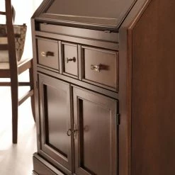 Montreux Sekretär Dan - Ayous teilmassiv - Antikbraun -Möbel Verkäufe 2024 1000017472 100 GALLERYIMAGES P000000001000017472