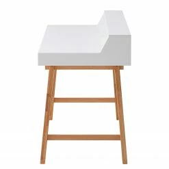 Mørteens Schreibtisch Birkum - Trompetenbaum teilmassiv - Weiß / Trompetenbaum -Möbel Verkäufe 2024 1000027351 200702 09552700006 DETAILS P000000001000027351