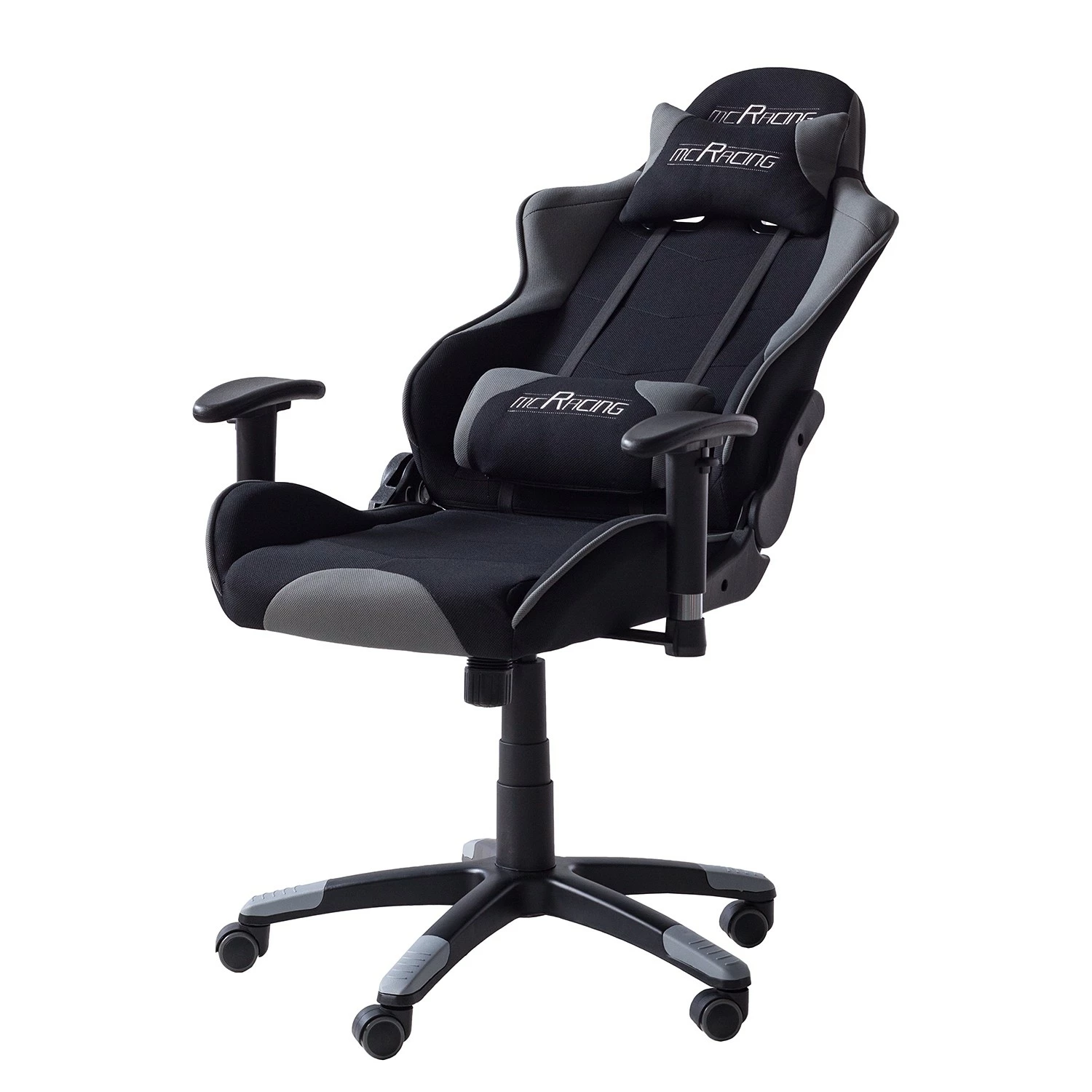 Home24office Gaming Chair mcRacing I - Schwarz / Grau 6 Home24office Gaming Chair mcRacing I - Schwarz / Grau – Bild 4