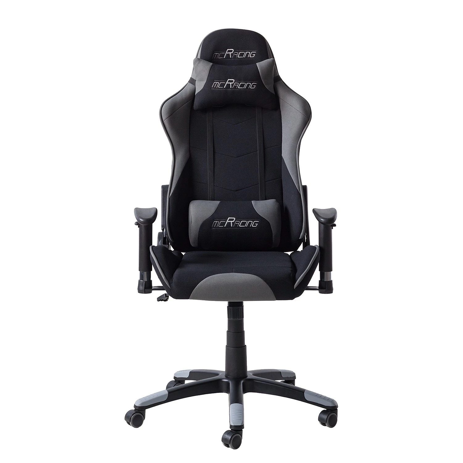 Home24office Gaming Chair mcRacing I - Schwarz / Grau 7 Home24office Gaming Chair mcRacing I - Schwarz / Grau – Bild 5