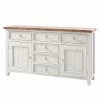 Maison Belfort Sideboard Balignton I - Kiefer massiv - Weiß