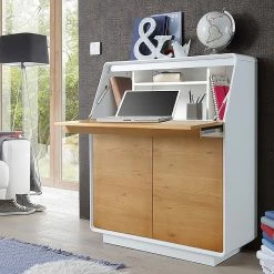 Mørteens Sekretär Boge - Asteiche / Matt Weiß -Möbel Verkäufe 2024 1000027423 190329 07355000001 MOOD GALLERYIMAGES P000000001000027423 mood