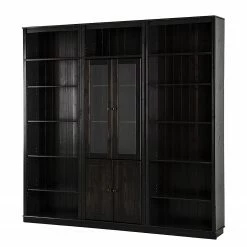 Maison Belfort Bücherwand Lillehammer II - Kiefer massiv - Kiefer Havanna