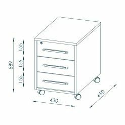 Rollcontainer Merit II - Alpinweiß / Hochglanz Weiß -Möbel Verkäufe 2024 1000057582 180824 09175908 GALLERYIMAGES P000000001000057582