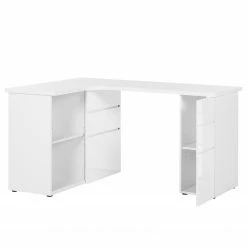 Maja Möbel Eck-Schreibtisch Samiera - Alpinweiß / Hochglanz Weiß -Möbel Verkäufe 2024 1000057600 201005 06190000005 DETAILS P000000001000057600