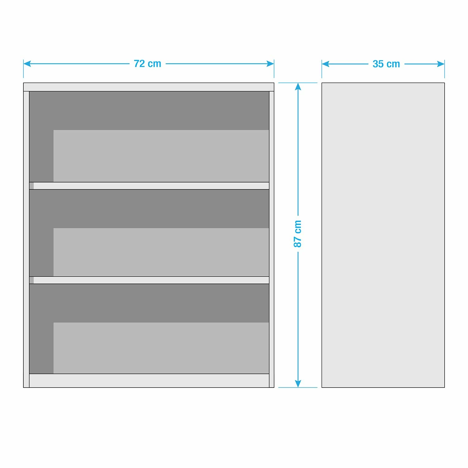 Maja Möbel Regal Fani II - Weiß 6 Maja Möbel Regal Fani II - Weiß – Bild 4