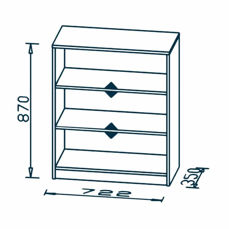 Maja Möbel Regal Fani II - Weiß 7 Maja Möbel Regal Fani II - Weiß – Bild 5