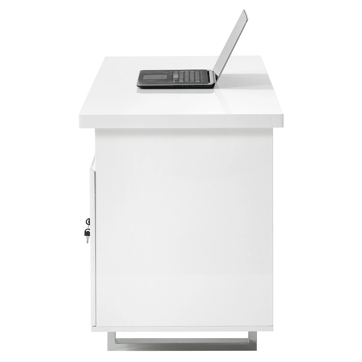 Fredriks Schreibtisch Paddington - Hochglanz Weiß 10 Fredriks Schreibtisch Paddington - Hochglanz Weiß – Bild 8