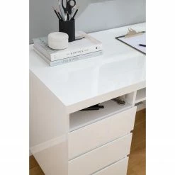 Fredriks Schreibtisch Paddington - Hochglanz Weiß 38 Fredriks Schreibtisch Paddington - Hochglanz Weiß -Möbel Verkäufe 2024 1000063605 201012 11154000018 DETAILS P000000001000063605