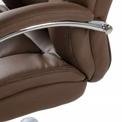 Home24office Chefsessel Director II - Kunstleder / Kunststoff - Cappuccino / Silber -Möbel Verkäufe 2024 1000064391 200701 11452100043 DETAILS P000000001000064391