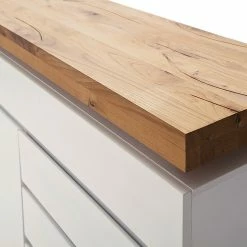 Fredriks Sideboard Roble III - Inkl. Beleuchtung - Eiche / Matt Weiß -Möbel Verkäufe 2024 1000064533 200811 13581200727 DETAILS P000000001000064533