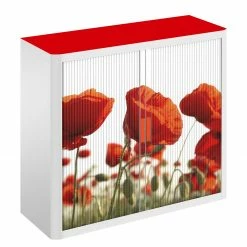 EasyOffice by Paperflow Rollladenschrank easyOffice Nature - Rot -Möbel Verkäufe 2024 1000071485 210831 09455500004 DETAILS P000000001000071485