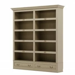 Maison Belfort Bücherregal Azjana I - Hellbeige