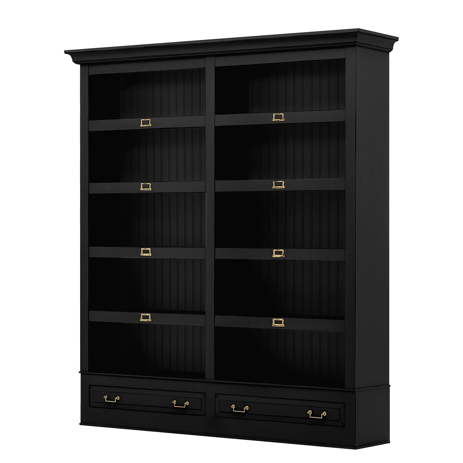 Maison Belfort Bücherregal Azjana I - Schwarz 3 Maison Belfort Bücherregal Azjana I - Schwarz