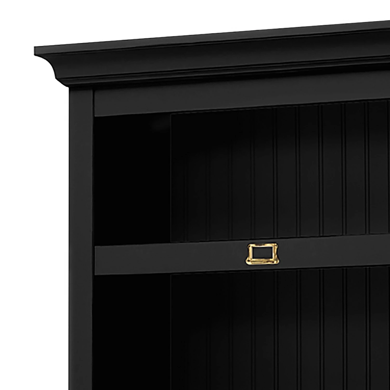 Maison Belfort Bücherregal Azjana II - Schwarz 4 Maison Belfort Bücherregal Azjana II - Schwarz – Bild 2