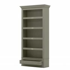 Maison Belfort Bücherregal Azjana II - Granit