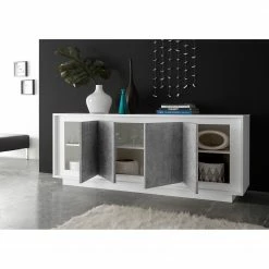 LC Spa Sideboard Forenza - Beton Dekor / Weiß -Möbel Verkäufe 2024 1000091559 201029 08233600097 MOOD DETAILS P000000001000091559 mood
