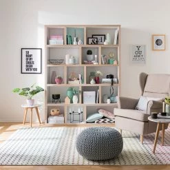 Temahome Regal Berlin - Weiß / Hellbraun - 150 x 198 cm -Möbel Verkäufe 2024 1000094984 190215 10314100001 MOOD GALLERYIMAGES P000000001000094984 mood