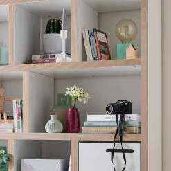 Temahome Regal Berlin - Weiß / Hellbraun - 150 x 198 cm -Möbel Verkäufe 2024 1000094984 190215 10314100002 GALLERYIMAGES P000000001000094984