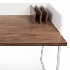 Temahome Schreibtisch Volga - Weiß / Walnuss -Möbel Verkäufe 2024 1000094989 180712 10470161 GALLERYIMAGES P000000001000094989