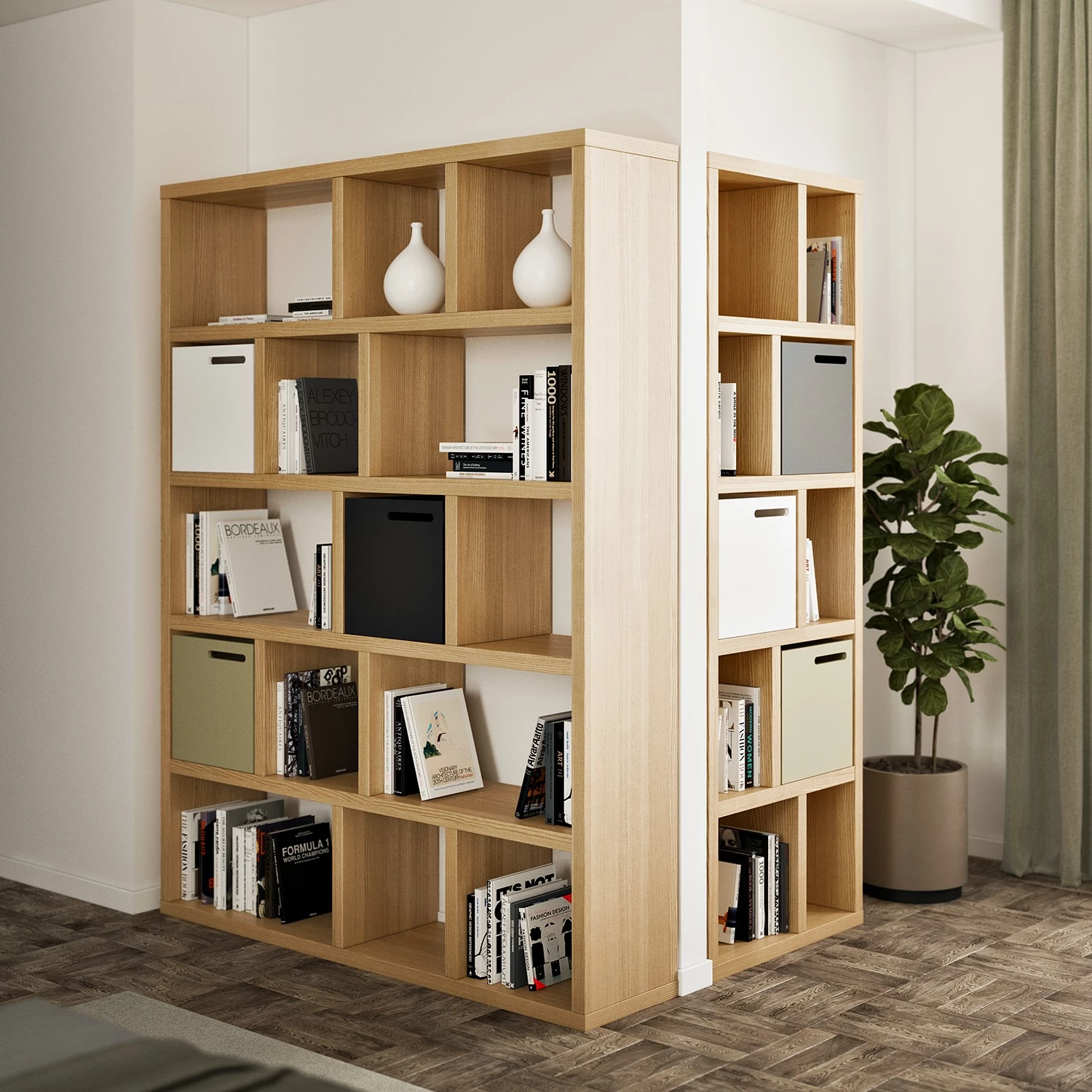 Temahome Regal Berlin - Eiche - 150 x 198 cm 4 Temahome Regal Berlin - Eiche - 150 x 198 cm – Bild 2