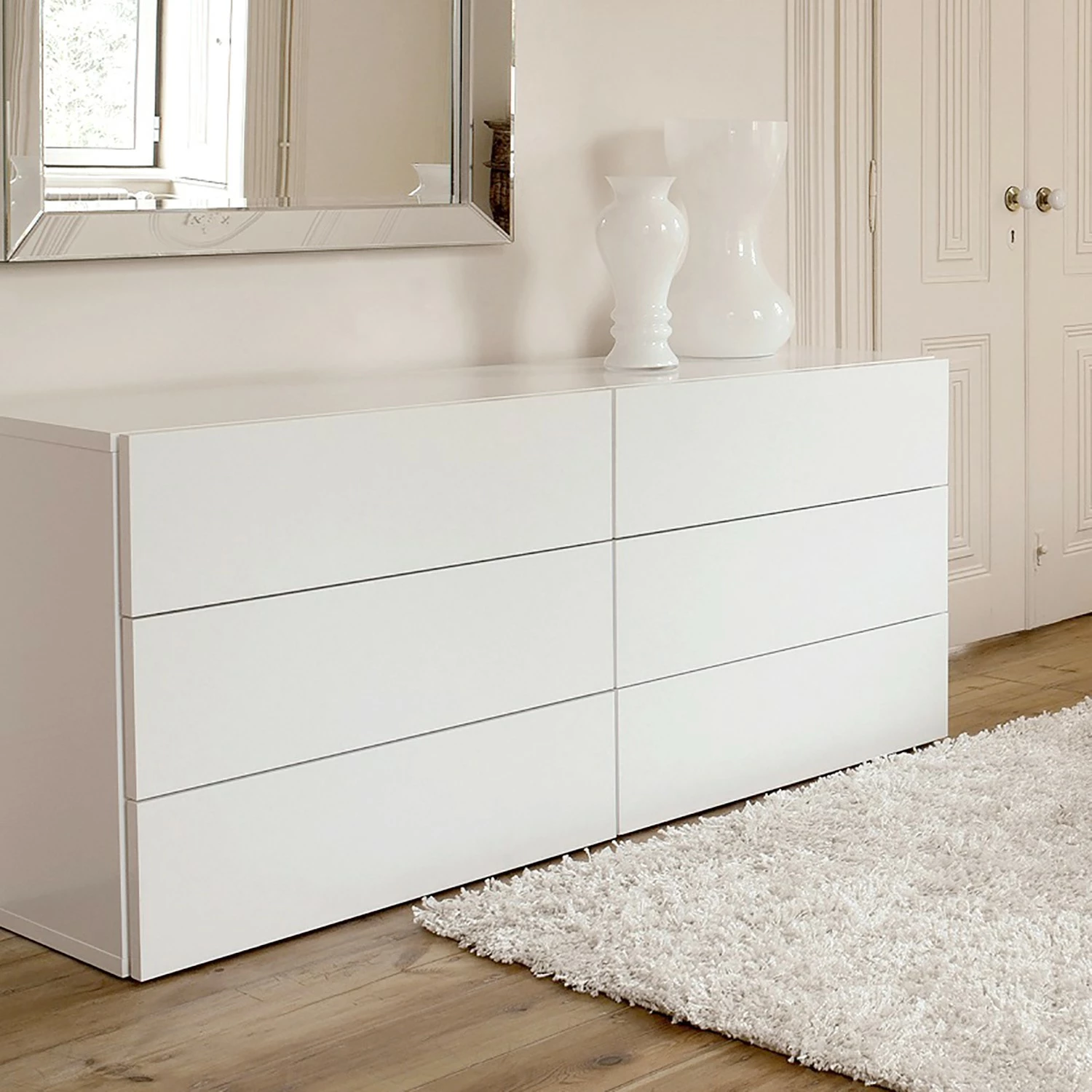 Temahome Sideboard Aurora III - Matt Weiß 5 Temahome Sideboard Aurora III - Matt Weiß – Bild 3
