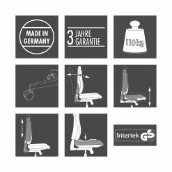 Topstar Bürodrehstuhl Open Point - Grau / Schwarz -Möbel Verkäufe 2024 1000096396 190208 08090400002 ICON GALLERYIMAGES P000000001000096396 icon seal