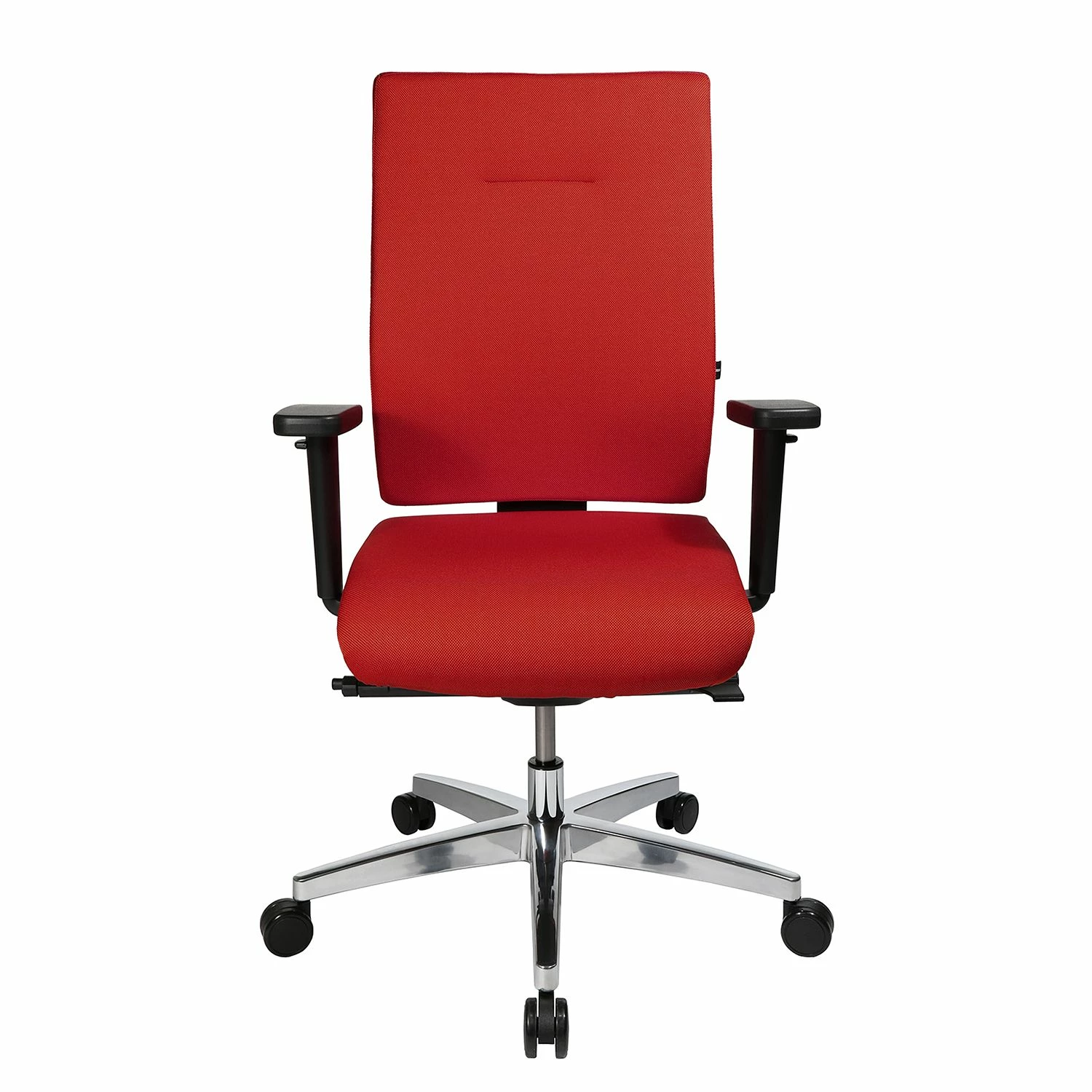 Topstar Bürodrehstuhl Profi Star 15 - Webstoff / Aluminium - Rot 5 Topstar Bürodrehstuhl Profi Star 15 - Webstoff / Aluminium - Rot – Bild 3