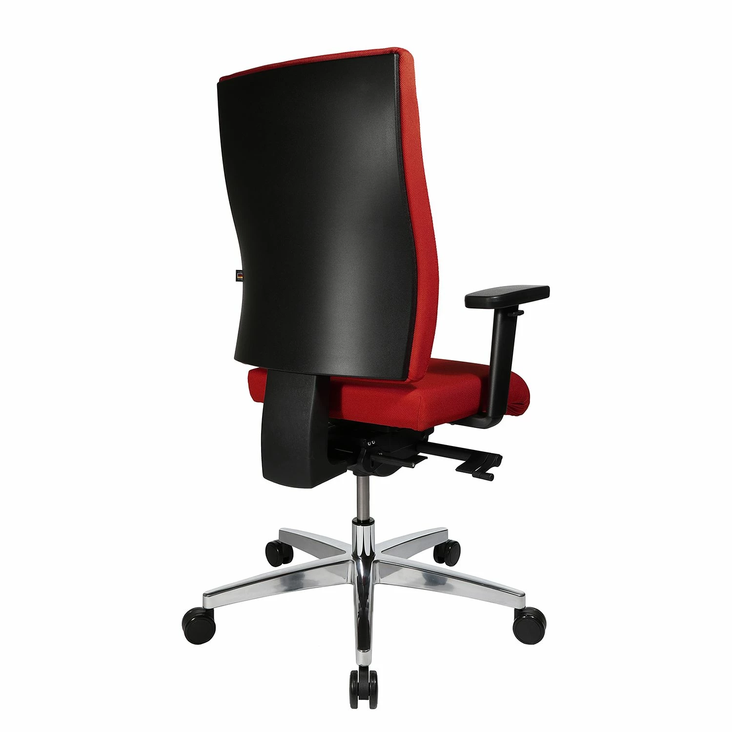 Topstar Bürodrehstuhl Profi Star 15 - Webstoff / Aluminium - Rot 7 Topstar Bürodrehstuhl Profi Star 15 - Webstoff / Aluminium - Rot – Bild 5