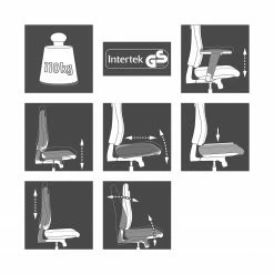 Topstar Bürodrehstuhl Profi Star 15 - Webstoff / Aluminium - Beige -Möbel Verkäufe 2024 1000096418 190208 08090500057 ICON GALLERYIMAGES P000000001000096418 icon seal