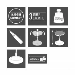 Topstar Bürohocker Sitness 20 - Kunstfaser / Aluminium - Grün / Schwarz -Möbel Verkäufe 2024 1000096512 190208 08091200282 ICON GALLERYIMAGES P000000001000096512 icon seal