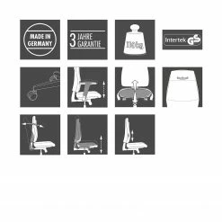 Topstar Bürodrehstuhl Sitness 30 - Kunstfaser / Aluminium - Bordeaux / Schwarz -Möbel Verkäufe 2024 1000096516 190208 08091200288 ICON GALLERYIMAGES P000000001000096516 icon seal