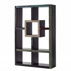 Wolf-Möbel Raumteiler Goa - Mango teilmassiv - Mango Dunkelbraun