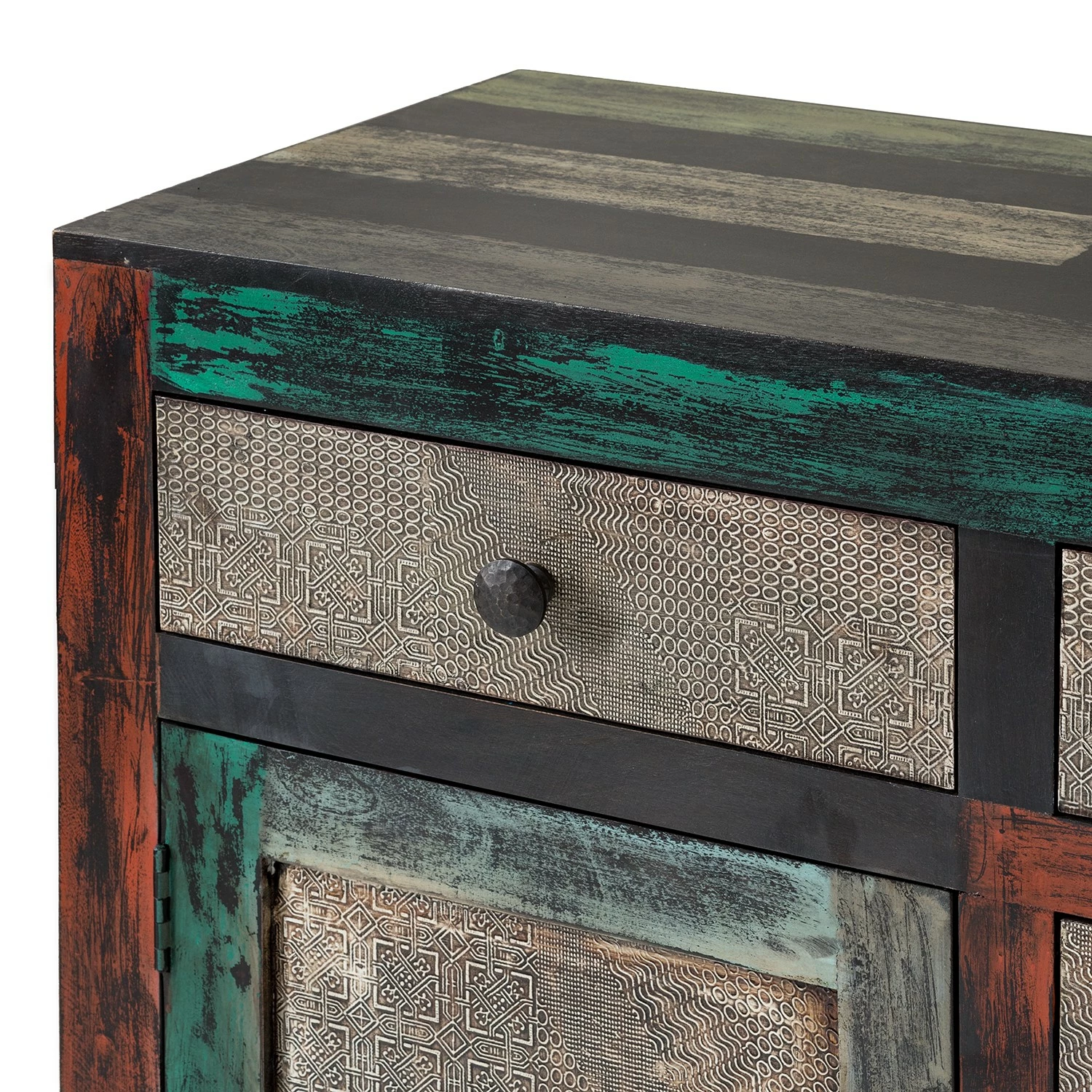 Wolf-Möbel Sideboard Goa II - Akazie / Mango teilmassiv - Mehrfarbig 8 Wolf-Möbel Sideboard Goa II - Akazie / Mango teilmassiv - Mehrfarbig – Bild 6