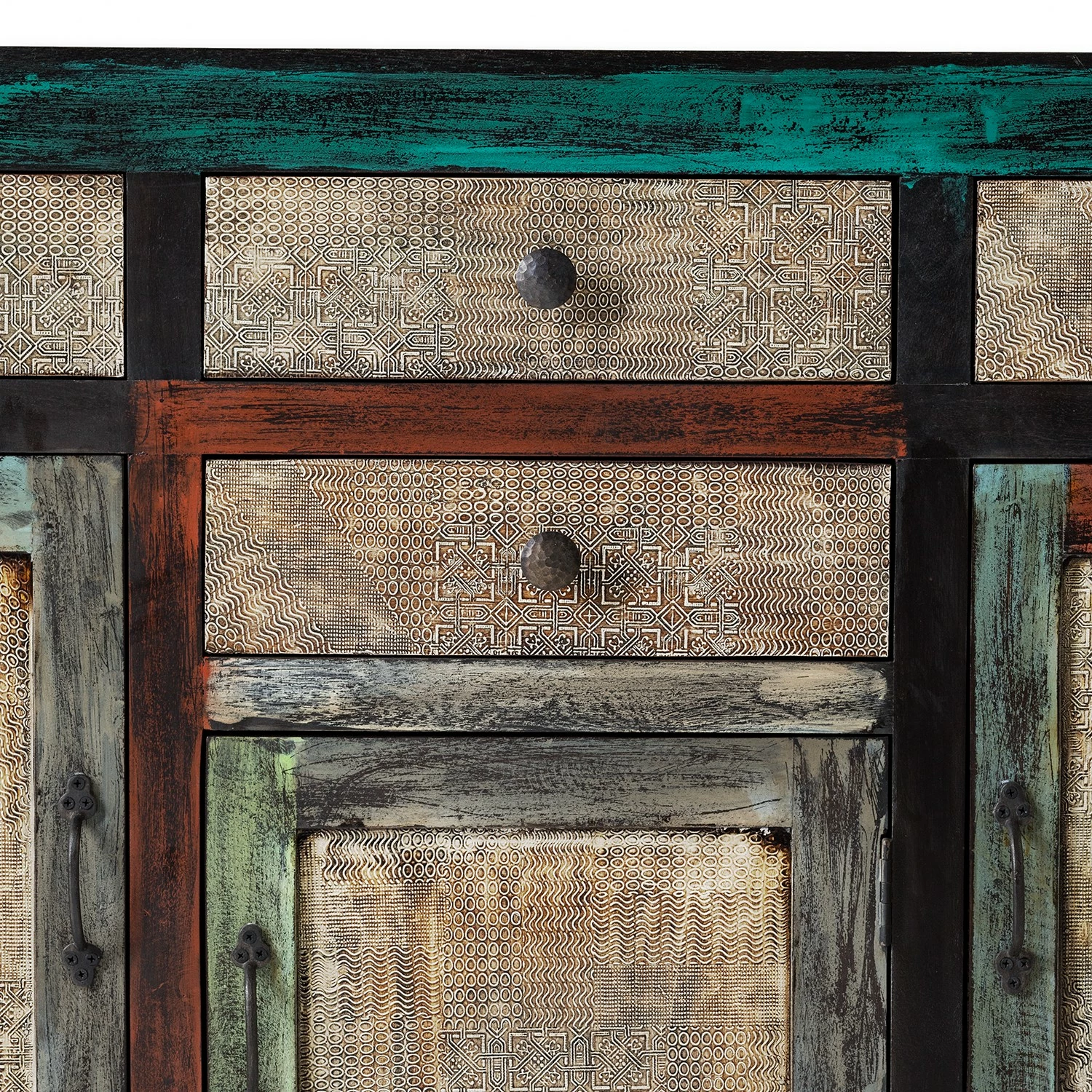 Wolf-Möbel Sideboard Goa II - Akazie / Mango teilmassiv - Mehrfarbig 9 Wolf-Möbel Sideboard Goa II - Akazie / Mango teilmassiv - Mehrfarbig – Bild 7