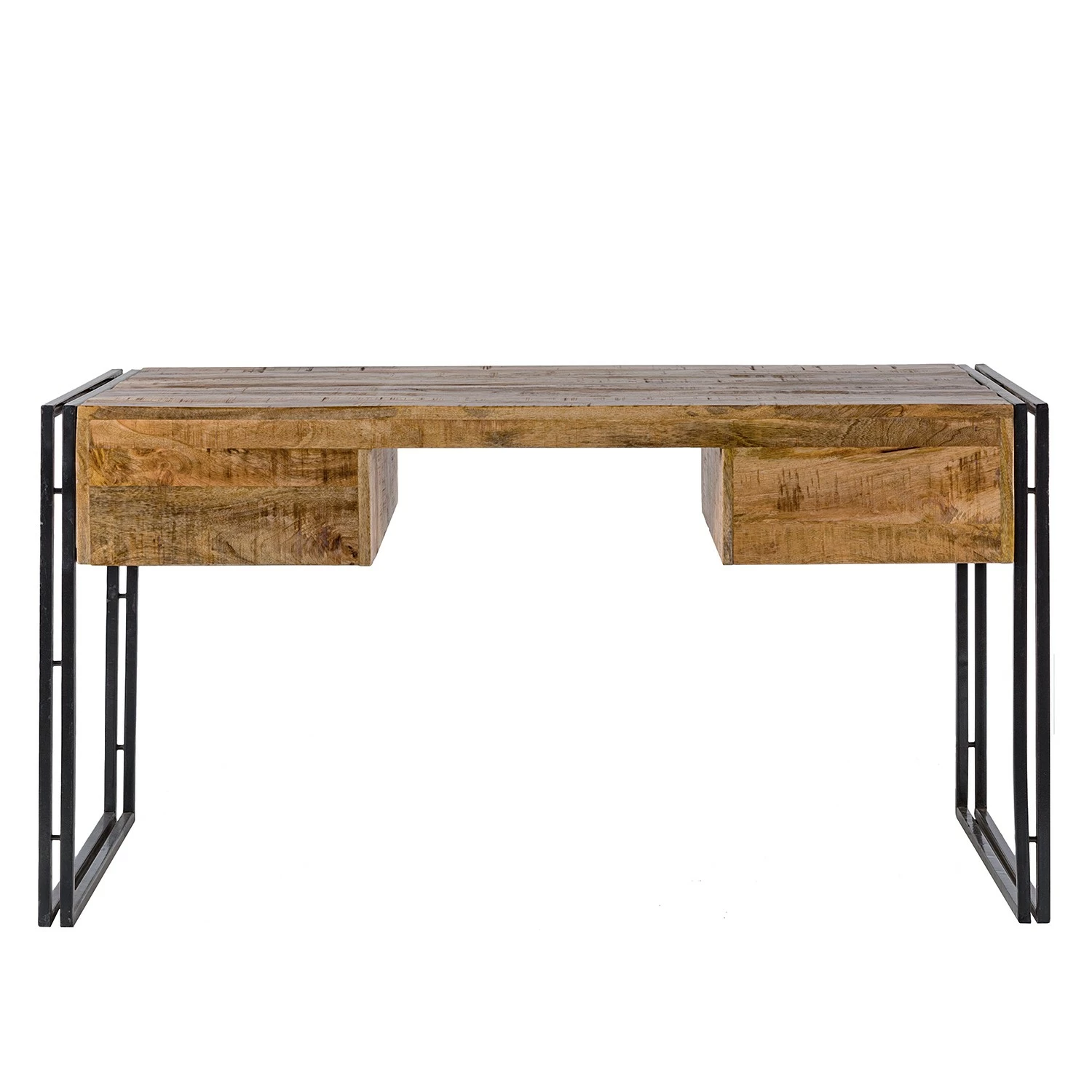 Wolf-Möbel Schreibtisch Iron - Mango massiv / Eisen - Mango / Schwarz 8 Wolf-Möbel Schreibtisch Iron - Mango massiv / Eisen - Mango / Schwarz – Bild 6