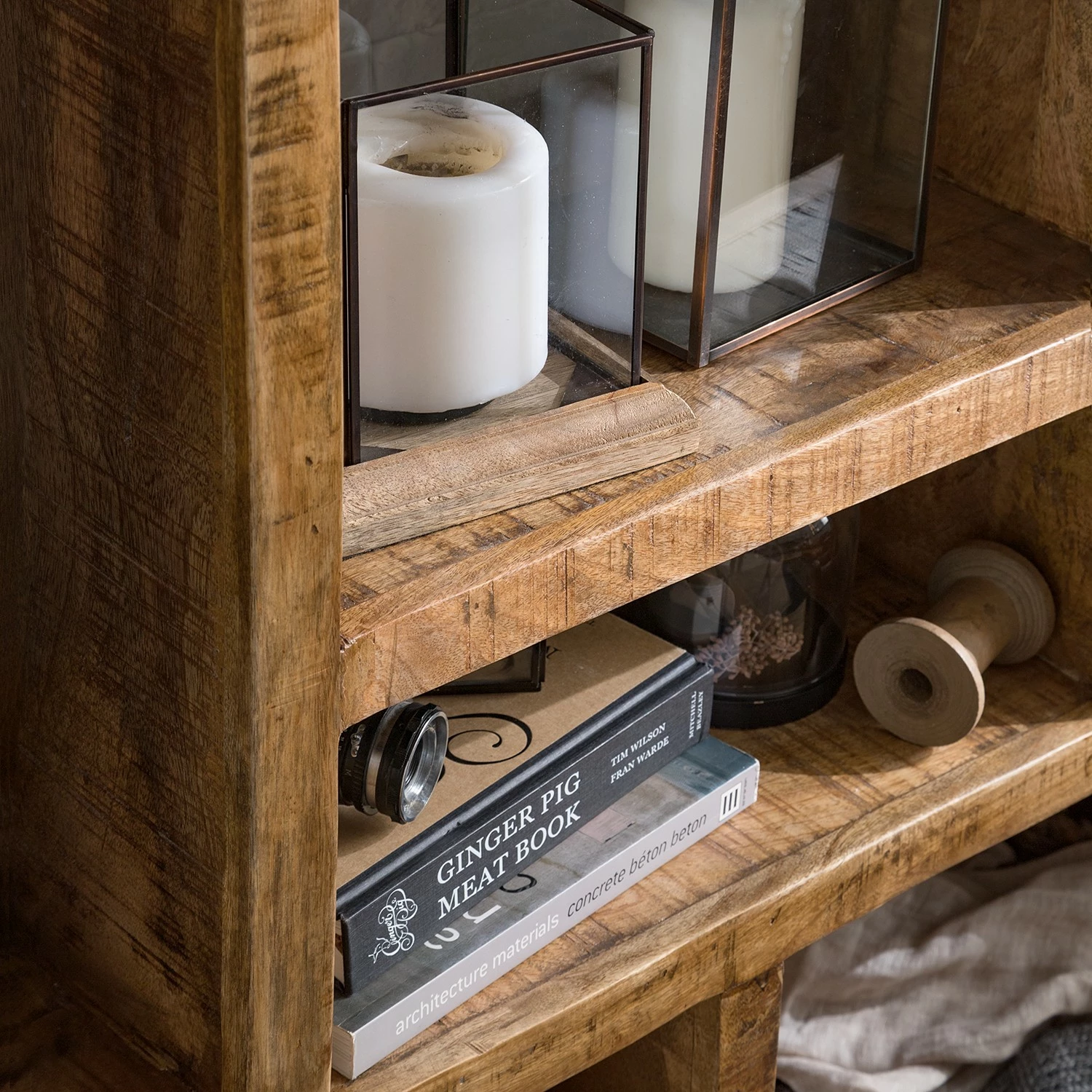 Wolf-Möbel Regal Iron II - Mango massiv / Eisen 10 Wolf-Möbel Regal Iron II - Mango massiv / Eisen – Bild 8