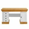 Maison Belfort Schreibtisch Bergen - Kiefer Weiß / Kiefer Laugenfarbig -Möbel Verkäufe 2024 1000104258 211122 08320300127 IMAGE P000000001000104258