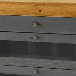 Maison Belfort Sideboard Bergen - Kiefer massiv - Kiefer Grau / Kiefer Laugenfarbig -Möbel Verkäufe 2024 1000104340 211122 08320600616 DETAILS P000000001000104340