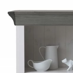 Maison Belfort Regal Bergen II - Kiefer Weiß / Kiefer Grau -Möbel Verkäufe 2024 1000104438 211122 08321701073 DETAILS P000000001000104438