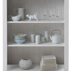 Maison Belfort Regal Bergen II - Kiefer Weiß / Kiefer Grau -Möbel Verkäufe 2024 1000104438 211122 08321701079 DETAILS P000000001000104438