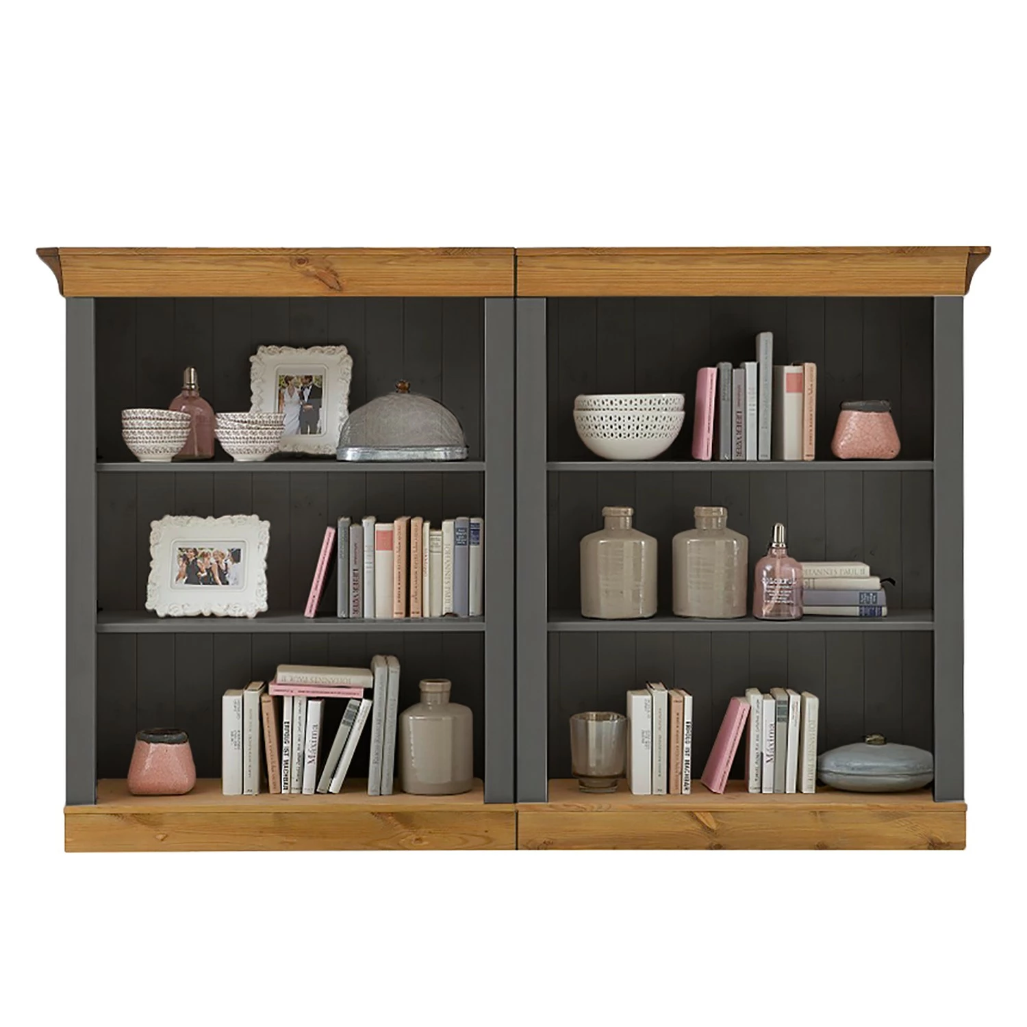 Maison Belfort Regal Bergen III - Kiefer Grau / Kiefer Laugenfarbig 3 Maison Belfort Regal Bergen III - Kiefer Grau / Kiefer Laugenfarbig