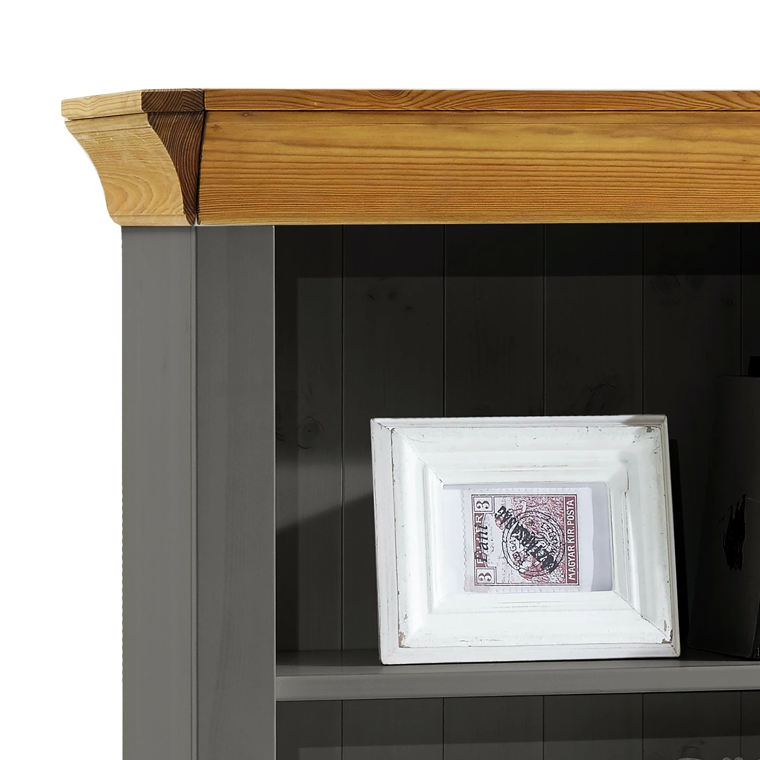 Maison Belfort Regal Bergen III - Kiefer Grau / Kiefer Laugenfarbig 4 Maison Belfort Regal Bergen III - Kiefer Grau / Kiefer Laugenfarbig – Bild 2