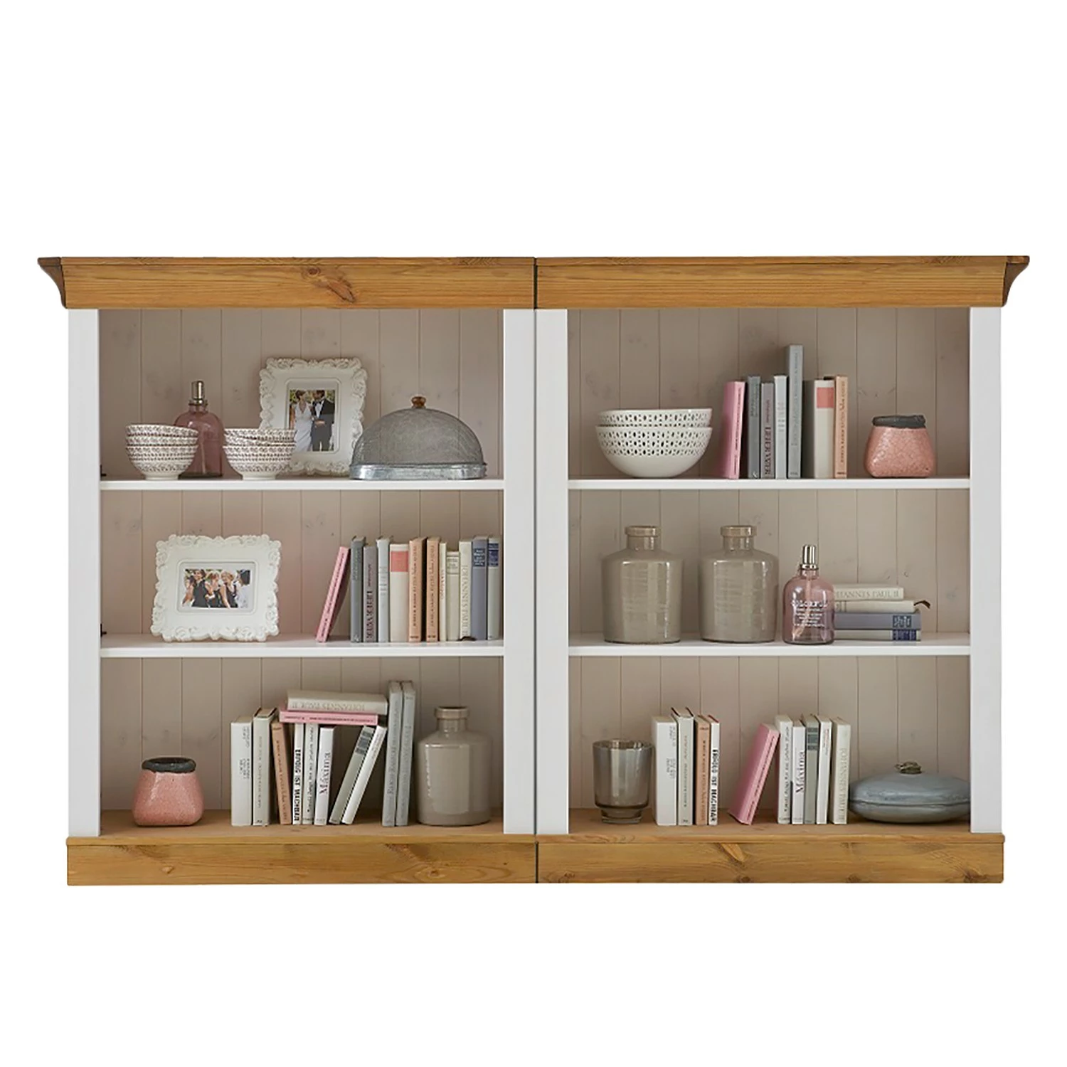 Maison Belfort Regal Bergen III - Kiefer Weiß / Kiefer Laugenfarbig 3 Maison Belfort Regal Bergen III - Kiefer Weiß / Kiefer Laugenfarbig