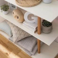 Mørteens Regal Lindholm IV - Weiß - 120 x 72 cm -Möbel Verkäufe 2024 1000110750 190924 12493900008 DETAILS P000000001000110750