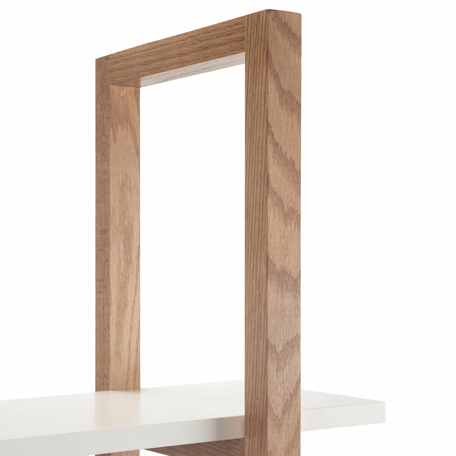 Mørteens Bücherregal Store I - Eiche teilmassiv - Weiß / Eiche 9 Mørteens Bücherregal Store I - Eiche teilmassiv - Weiß / Eiche – Bild 7