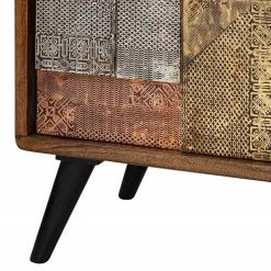 Wolf-Möbel Sideboard Orient - Akazie massiv / Metall - Mehrfarbig -Möbel Verkäufe 2024 1000114122 200512 14063600029 DETAILS P000000001000114122